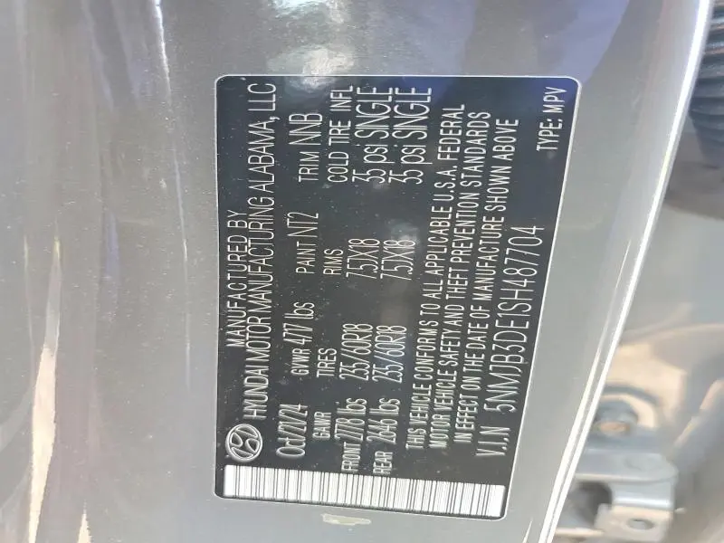 2025 HYUNDAI TUCSON SEL  