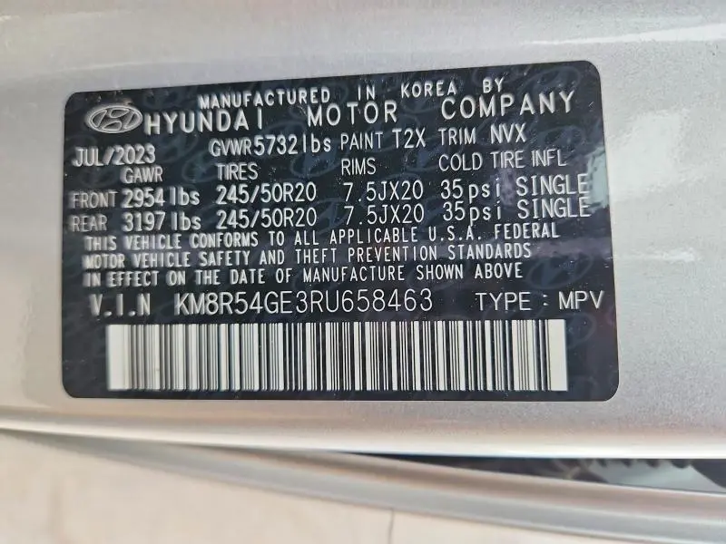 2024 HYUNDAI PALISADE LIMITED  