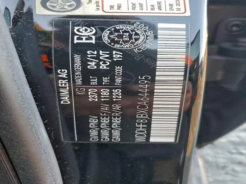 2012 MERCEDES-BENZ E 350 4MATIC  