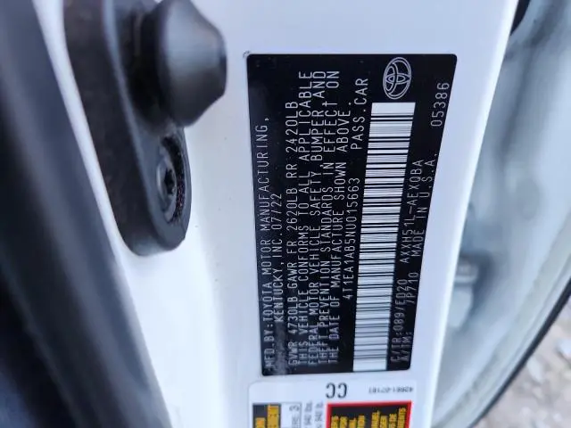 2022 TOYOTA AVALON NIGHT SHADE  