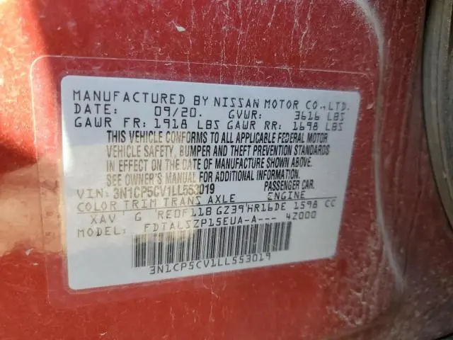 2020 NISSAN KICKS SV  