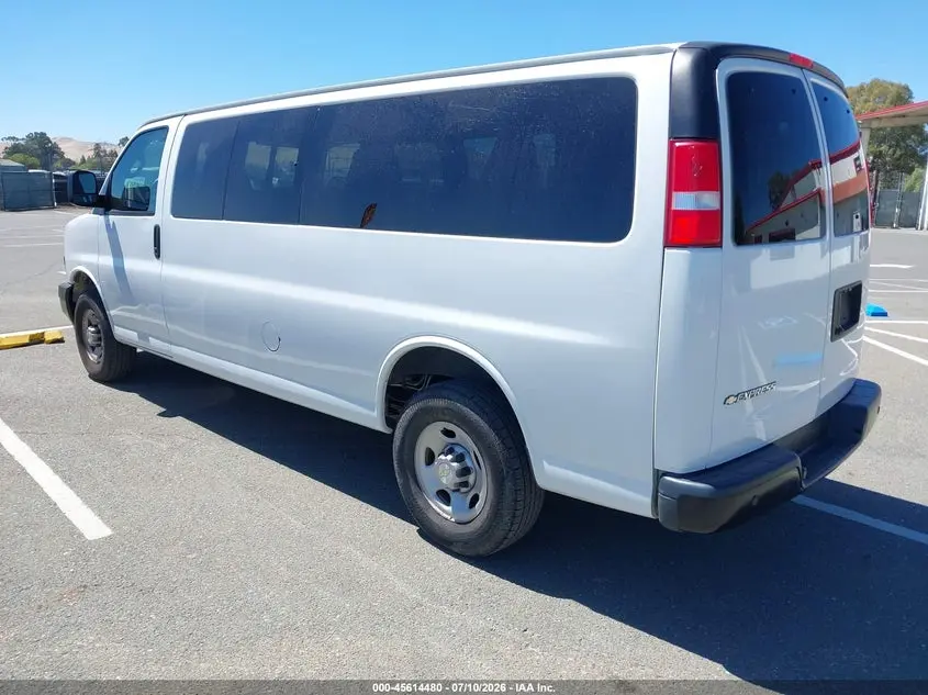 2020 CHEVROLET EXPRESS PASSENGER RWD 3500 EXTENDED WHEELBASE LS