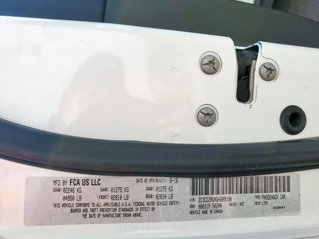 2016 DODGE CHALLENGER SXT  