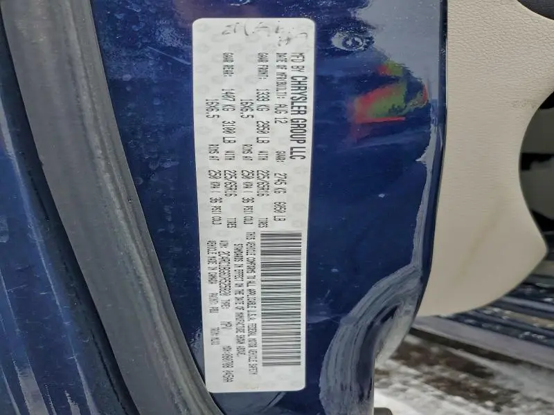 2013 CHRYSLER TOWN & COUNTRY TOURING  