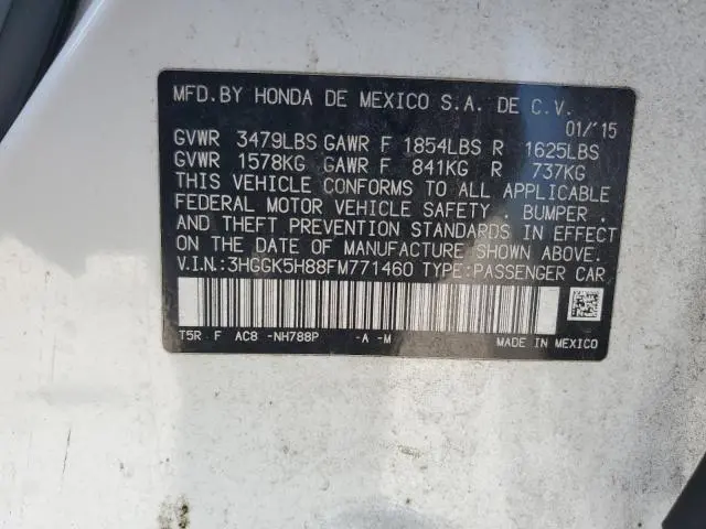 2015 HONDA FIT EX