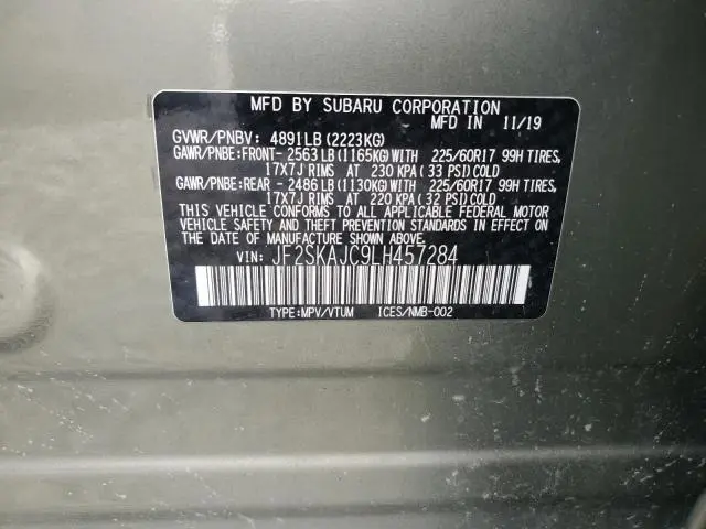 2020 SUBARU FORESTER PREMIUM