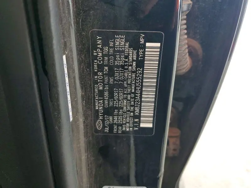 2017 HYUNDAI TUCSON SE  