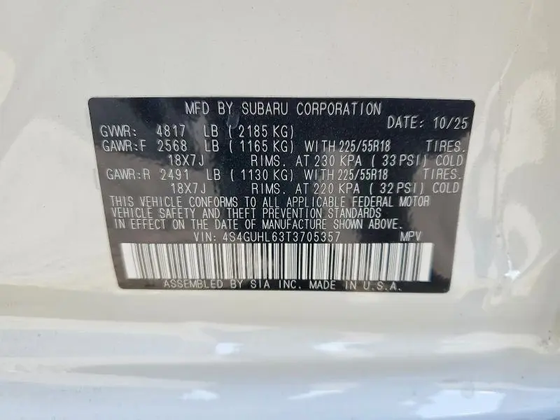 2026 SUBARU CROSSTREK LIMITED  