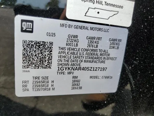 2025 CADILLAC XT5 LUXURY