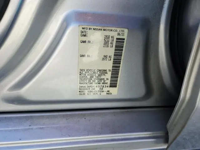 2015 NISSAN ALTIMA 2.5  