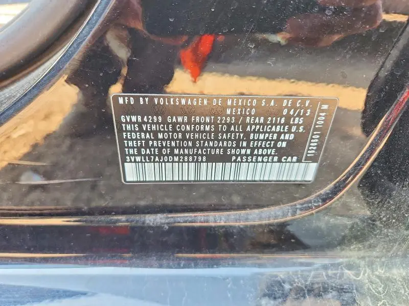 2013 VOLKSWAGEN JETTA TDI  