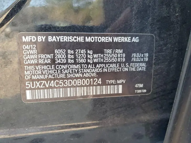 2013 BMW X5 XDRIVE35I  