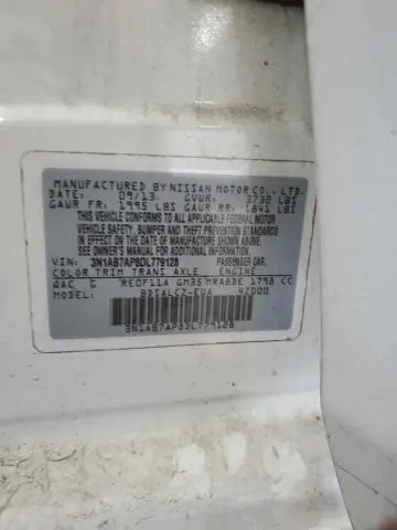 2013 NISSAN SENTRA S  