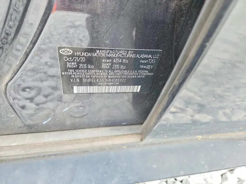 2021 HYUNDAI SONATA SEL  