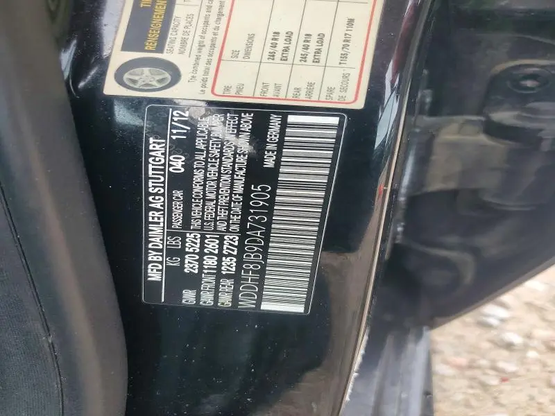 2013 MERCEDES-BENZ E 350 4MATIC  