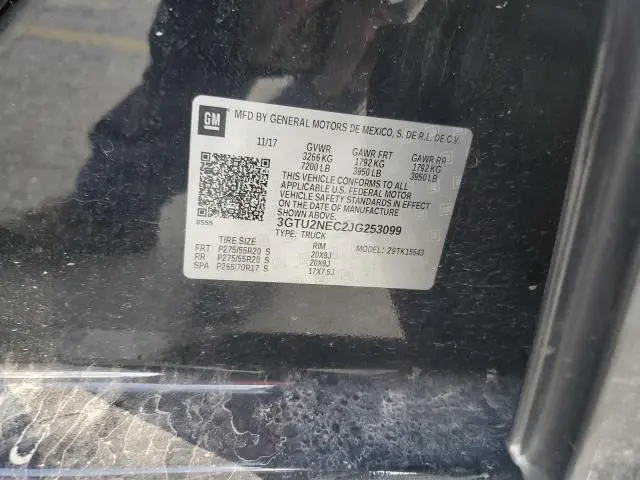 2018 GMC SIERRA K1500 SLT  