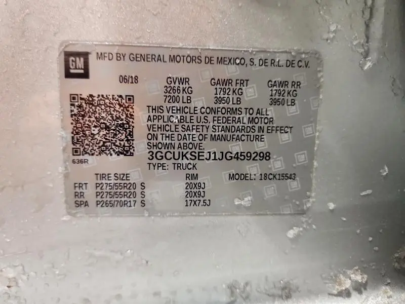 2018 CHEVROLET SILVERADO K1500 LTZ  