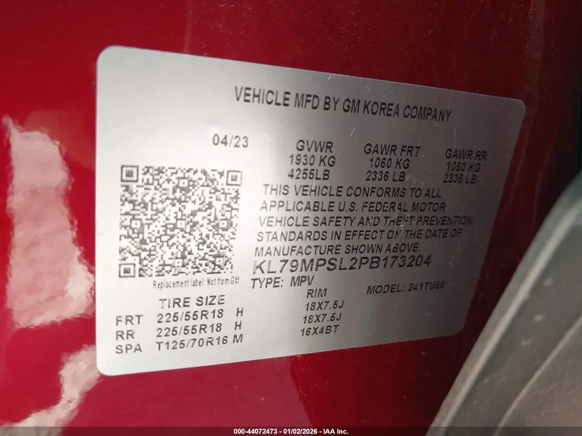 2023 CHEVROLET TRAILBLAZER FWD LT