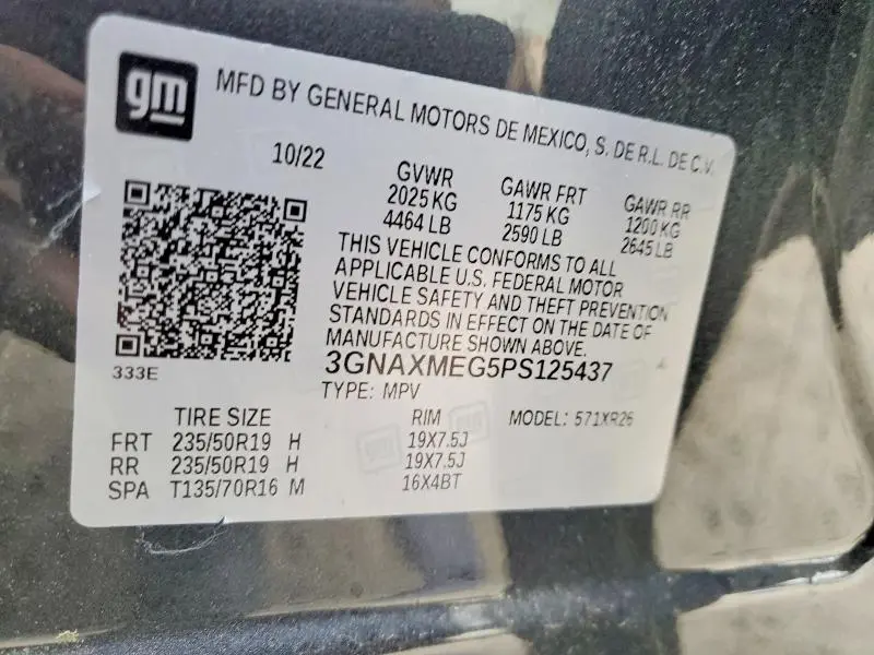 2023 CHEVROLET EQUINOX RS  