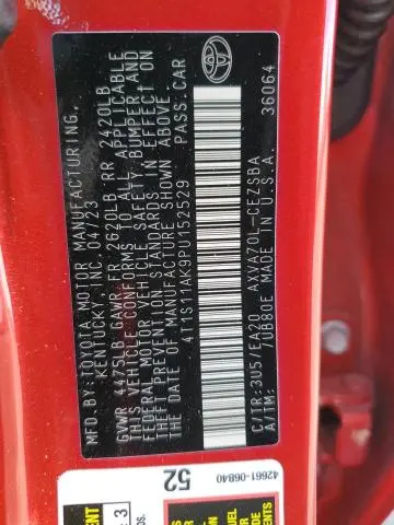 2023 TOYOTA CAMRY SE NIGHT SHADE  