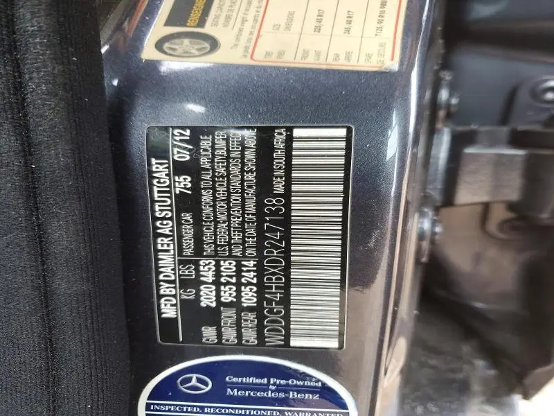 2013 MERCEDES-BENZ C 250  