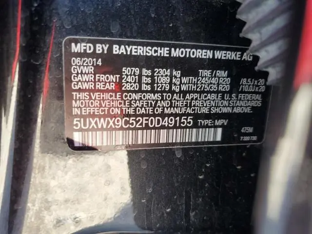 2015 BMW X3 XDRIVE28I  