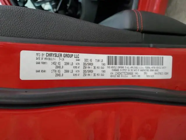 2014 DODGE DURANGO R/T  