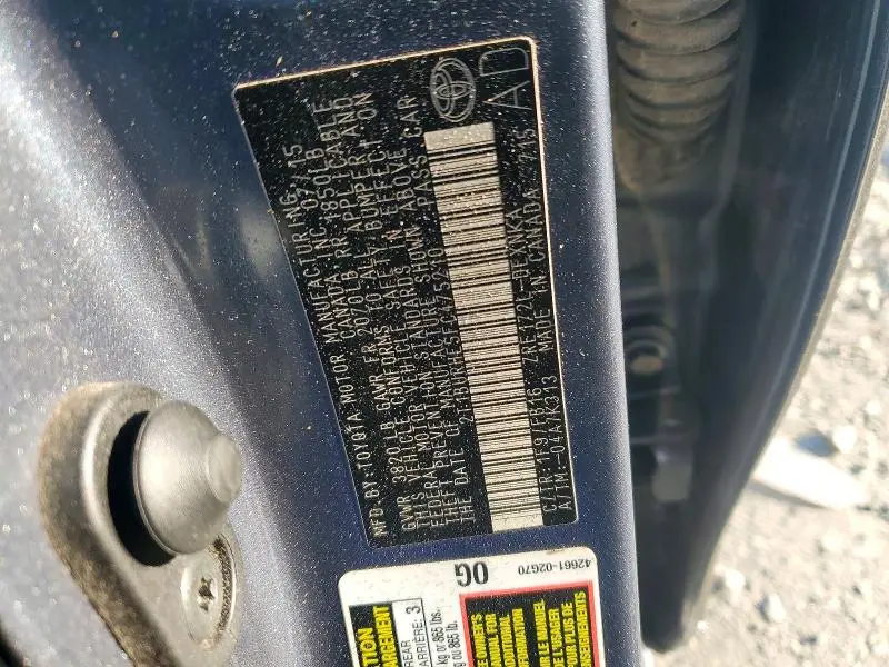 2015 TOYOTA COROLLA LE  