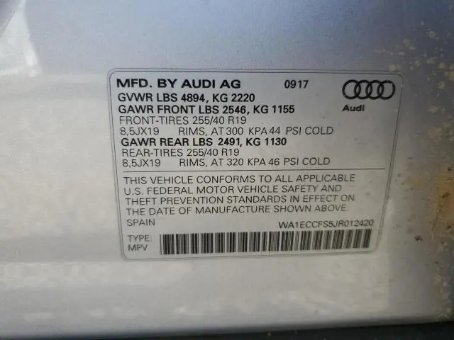2018 AUDI Q3 PREMIUM  