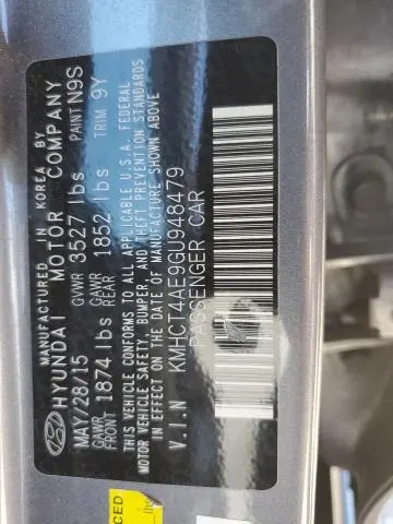 2016 HYUNDAI ACCENT SE