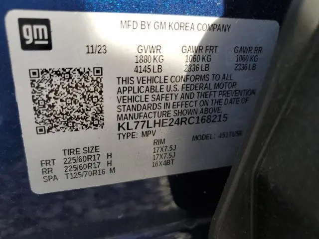 2024 CHEVROLET TRAX 1LT  