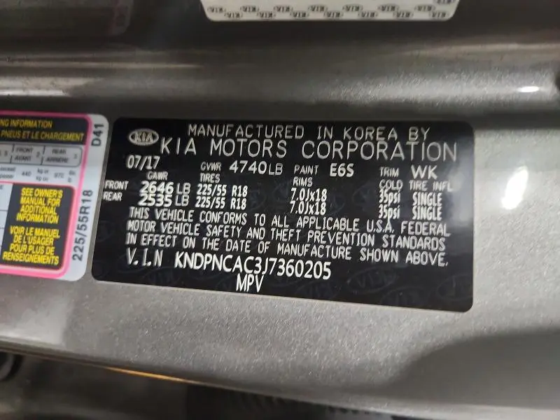 2018 KIA SPORTAGE EX  