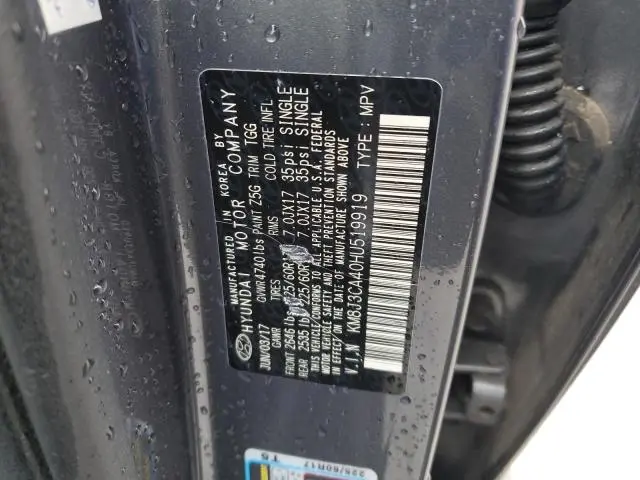 2017 HYUNDAI TUCSON LIMITED  