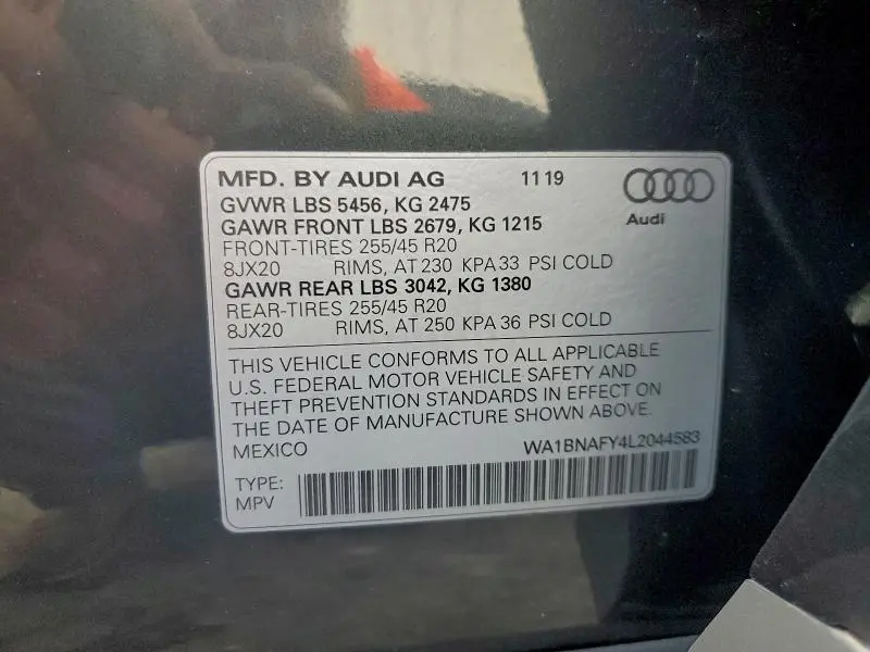 2020 AUDI Q5 PREMIUM PLUS  