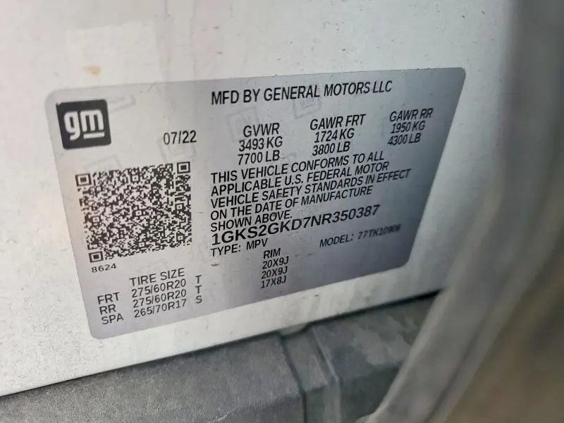 2022 GMC YUKON XL K1500 SLT  