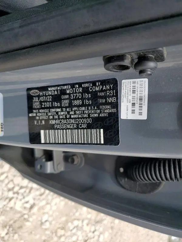 2022 HYUNDAI VENUE LIMITED  