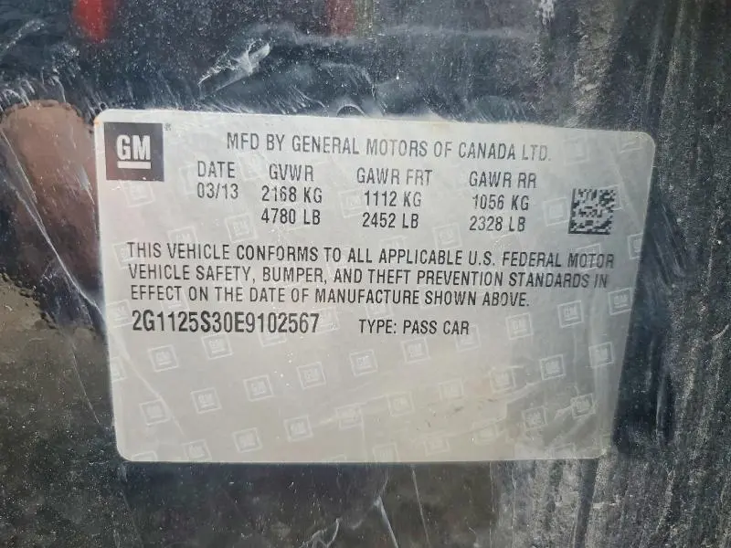 2014 CHEVROLET IMPALA LT  