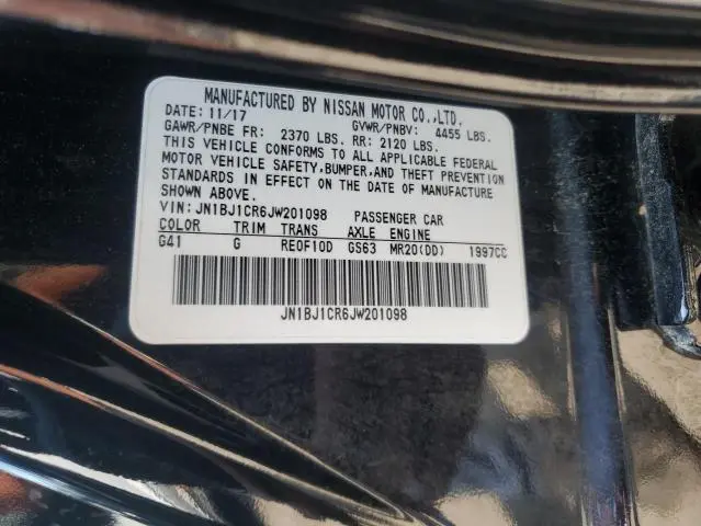 2018 NISSAN ROGUE SPORT S  