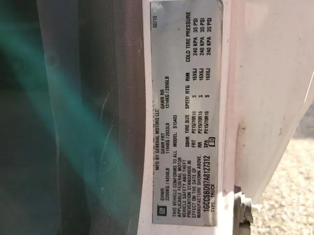 2010 CHEVROLET COLORADO   