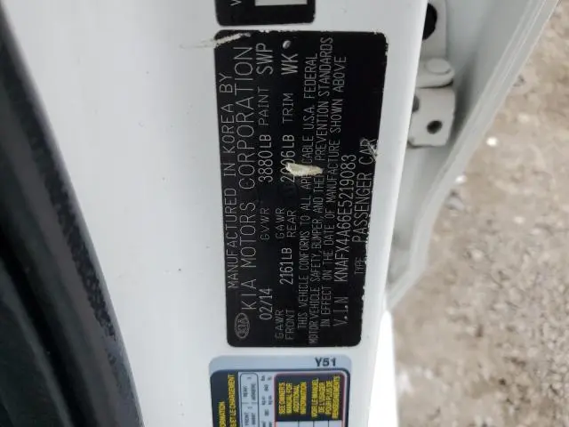 2014 KIA FORTE LX  