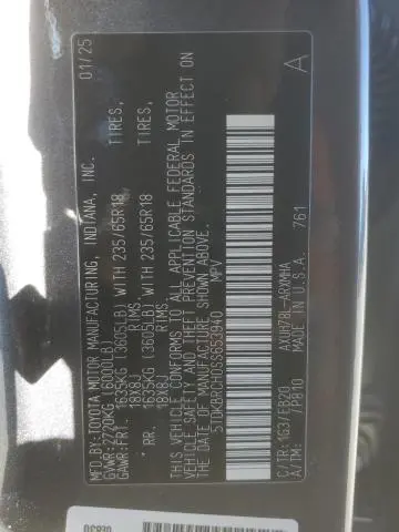 2025 TOYOTA HIGHLANDER HYBRID XLE  