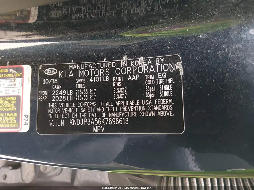 2019 KIA SOUL +