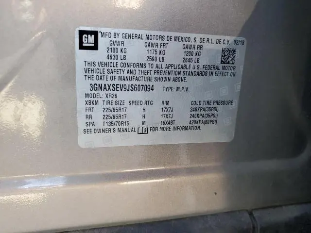 2018 CHEVROLET EQUINOX LT  