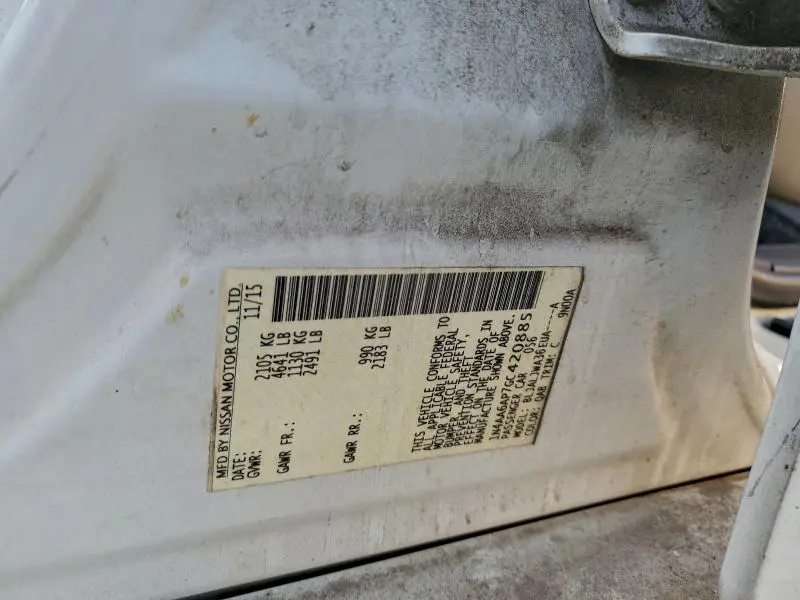 2016 NISSAN MAXIMA 3.5S  