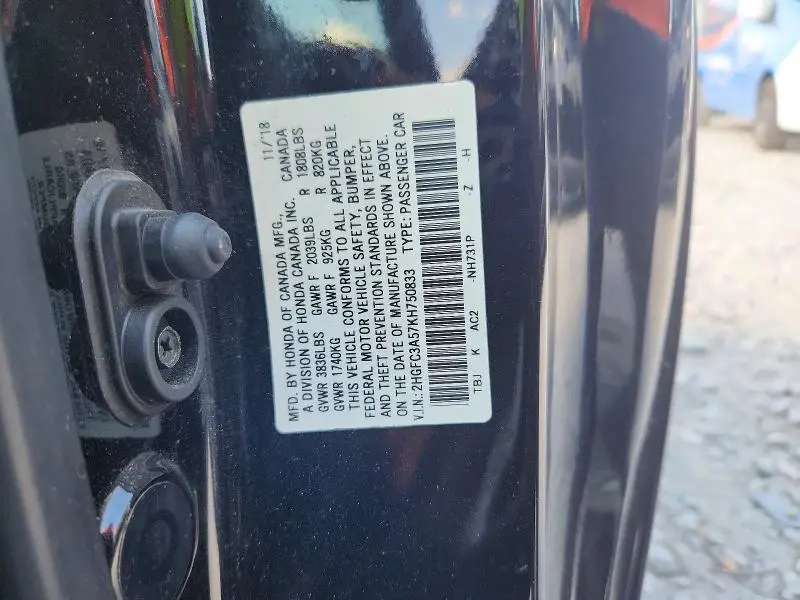 2019 HONDA CIVIC SI  