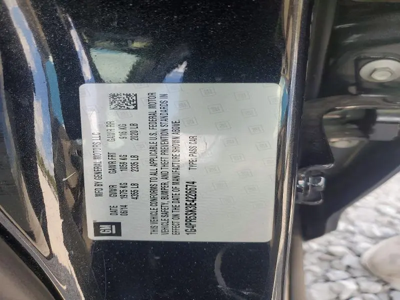 2014 BUICK VERANO CONVENIENCE  