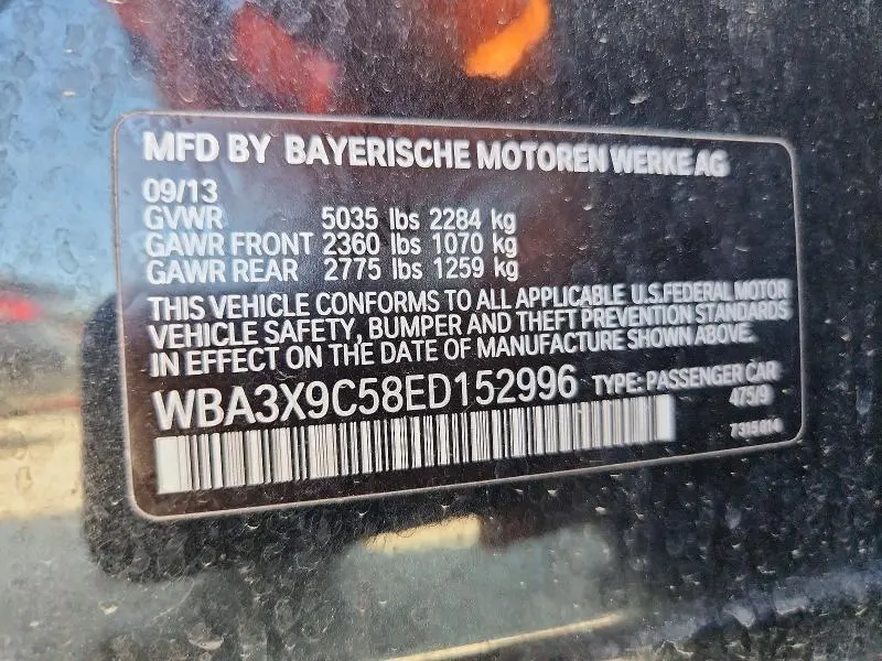 2014 BMW 335 XIGT  