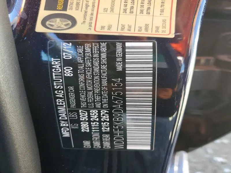 2013 MERCEDES-BENZ E 350  