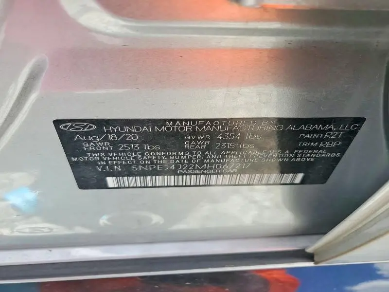 2021 HYUNDAI SONATA SEL PLUS  