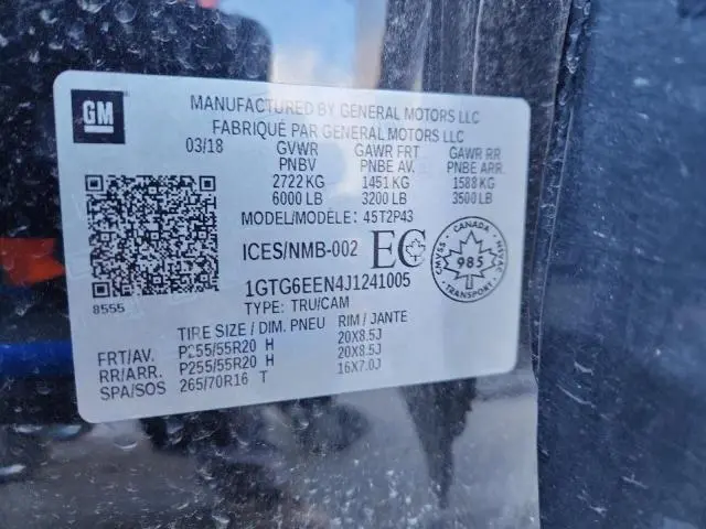 2018 GMC CANYON DENALI  